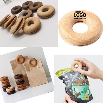 Creative Donut Wooden Food Clips
