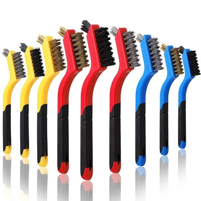 Heavy-Duty Wire Brush Set - 3 Pack for Deep Cleaning