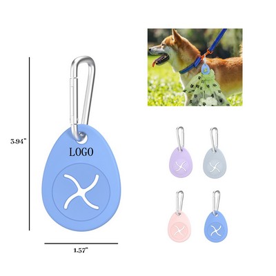 Lightweight dog poop bag holder