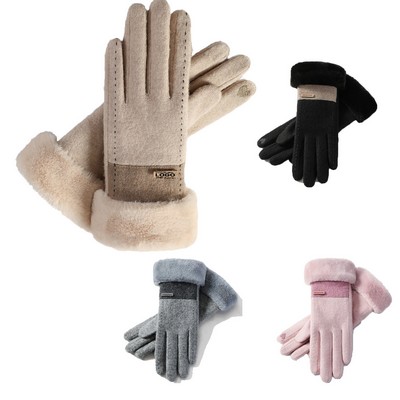 Women's Outdoor Cashmere Gloves