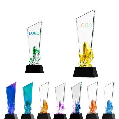 The Trophy In The Shape Of A Water Glass Blade