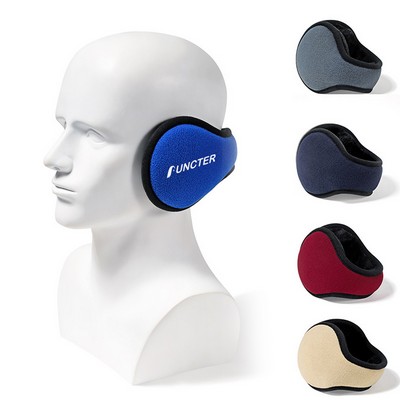 Unisex Winter Ear Muffs Faux Fur Earmuffs Foldable Ear Warmers