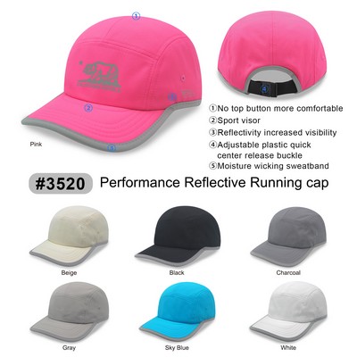 Reflective Safe Light Weight Running Cap
