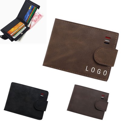 Mens Leather Bifold Wallet
