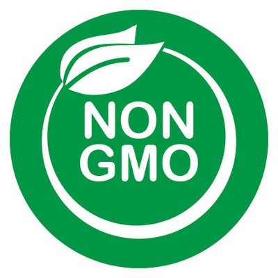 Stock Sticker Circle preprinted with "NON GMO" (1 1/2" diameter)