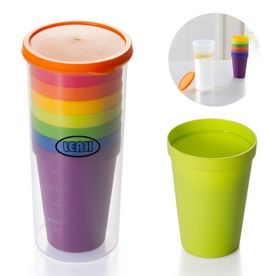 Unbreakable Plastic Stackable Juice Tumblers