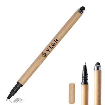 Stylus Paper Tube Barrel Pen
