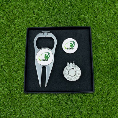 Golf Hat Clip Ball Marker Gift Set