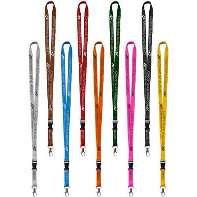 Dye Sublimation Lanyards with Buckle Release
