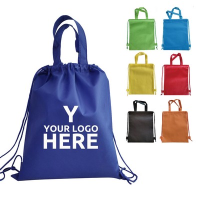 Non Woven Backpack Drawstring Tote Bag