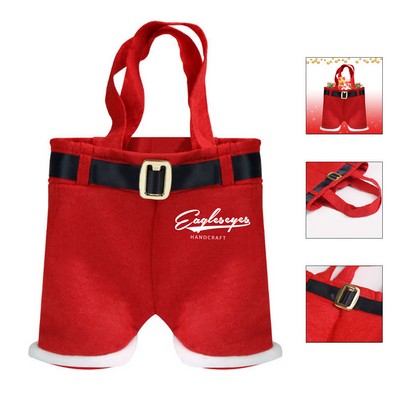Santa Pants Gift Bag