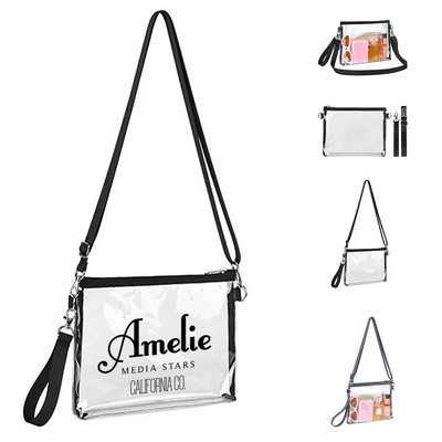 Portable Clear Crossbody Bag