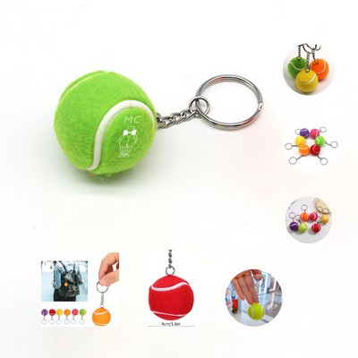 Mini Tennis Keychain