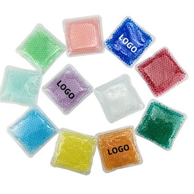 Custom Square Hot/Cold Gel Beads Pack