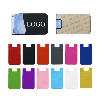 Silicone Phone Card Holder