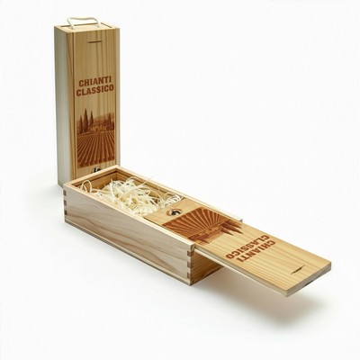 Wood Bottle Gift Box