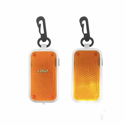 Outdoors Safety Flashing Led Lights W/ Carabiner