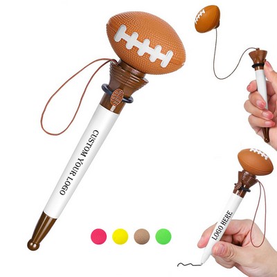 Funny Football Hoop rugby Pen