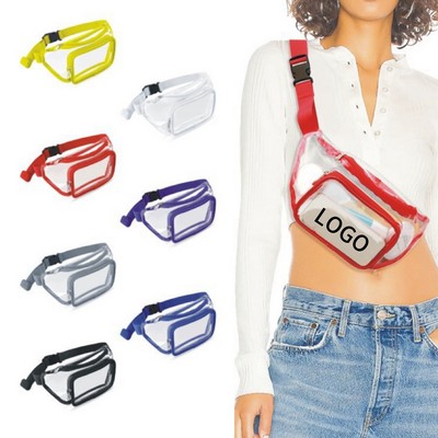 Transparent PVC Waist Bag