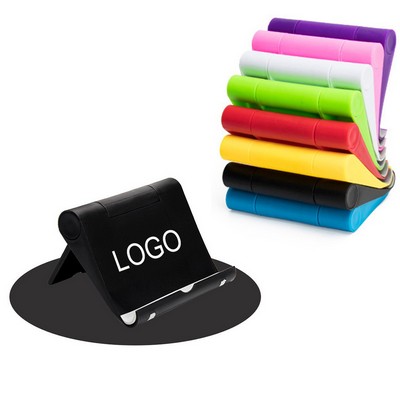 4" Custom ABS Multi-Angle Cell Phone Stand w/Non Slip Silicone Base