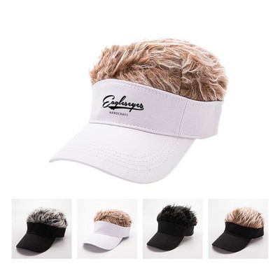 Wig Peaked Cap