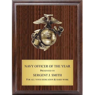 5" Marines Mount On Cherry Board