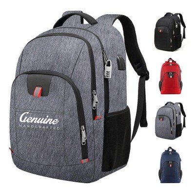 Laptop Backpack with USB Charging Port