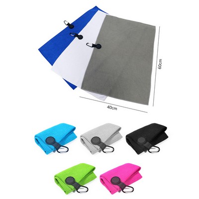 Magnetic Golf Towel with Hook
