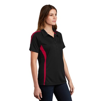 Sport-Tek® Women's PosiCharge Micro-Mesh Colorblock Polo