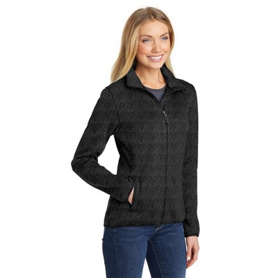 Port Authority Women's Sweater Fleece Jacket.