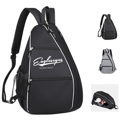 Multi-Pocket Pickleball & Tennis Racket Backpack