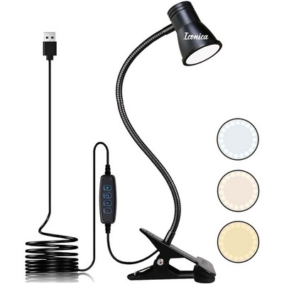 Clip on desk lamp