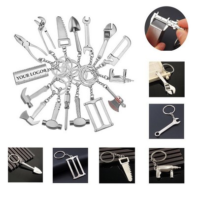 Metal Mini Tool Hardware Keychain