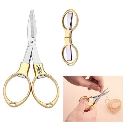 Metal Folding scissors.