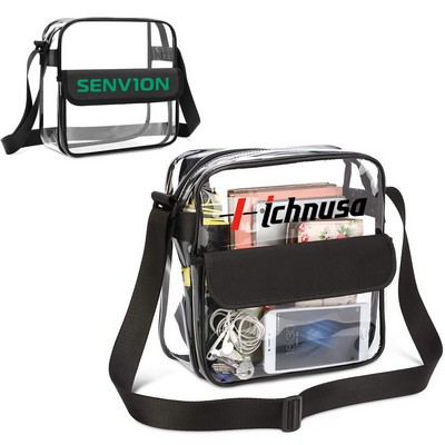 PVC Transparent Crossbody Single Shoulder Bag