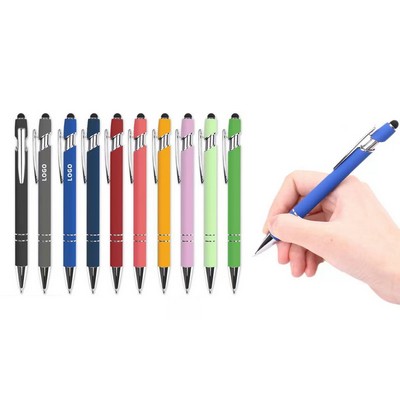 Aluminum Incline Stylus Ballpoint Pen
