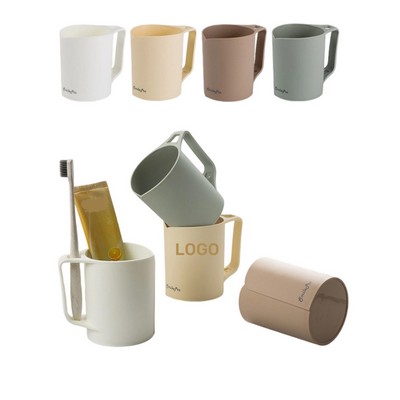 Household Toothbrush Holder Cup with Handle