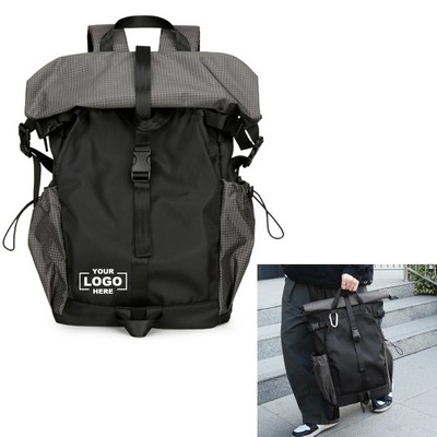 Closure Travel Bags For Camping Waterproof Backpack