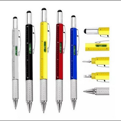6 In 1 Multitool Ballpoint Pen