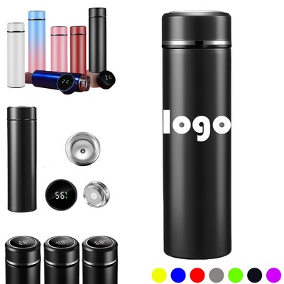 16.9 Oz Digital Display Thermos Bottle