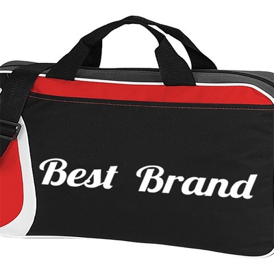 Bold - Colored Laptop Tote with Contrast Stitching