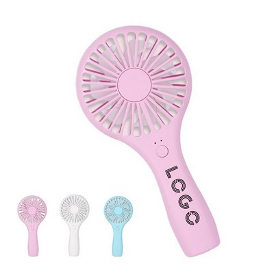 USB Rechargeable Fan W/ LED Light
