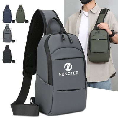 Sports Waterproof Chest Bag Crossbody Single Shoulder Bag