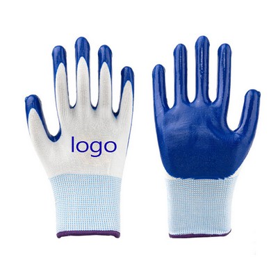 Nitrile Non Slip Dipping Site Work Gloves