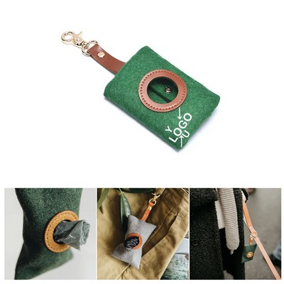 Felt Waste Bag Dispenser