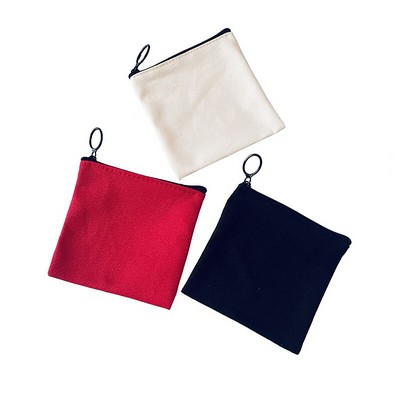 Canvas Coin Bag