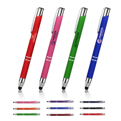 Executive Metal Aluminum Barrel Stylus Pen