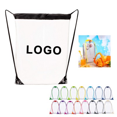 Clear Drawstring Backpack