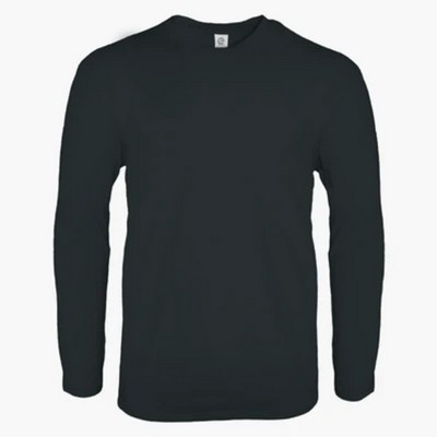 Men's Long Sleeve Jersey V-Neck Tee