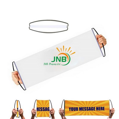Handheld Retractable Handheld Banner